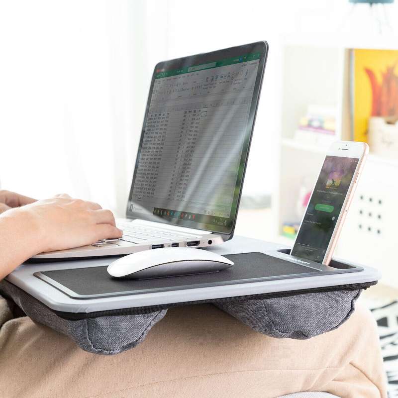 Mesa para leer en sofá