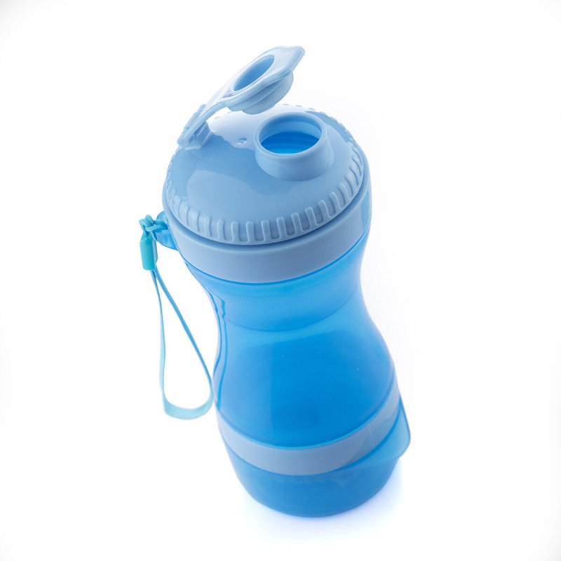 Botella con Depósito de Agua y Comida para Mascotas 2 en 1 Pettap - Pequiti