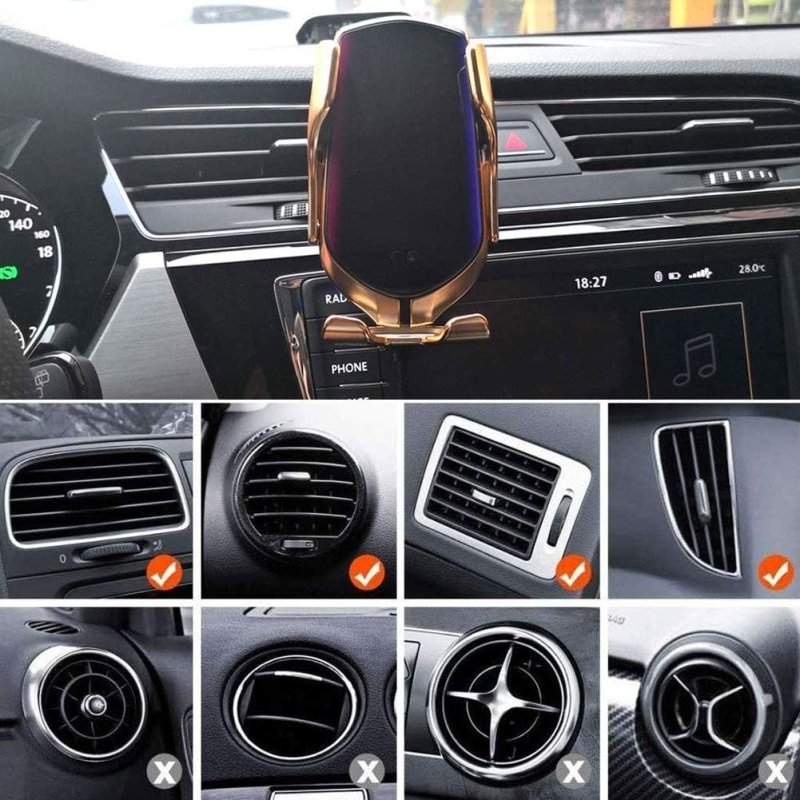 Descubre el Soporte Cargador Inalámbrico para Coche: La Solución 2 en 1 para Tu Móvil - Pequiti