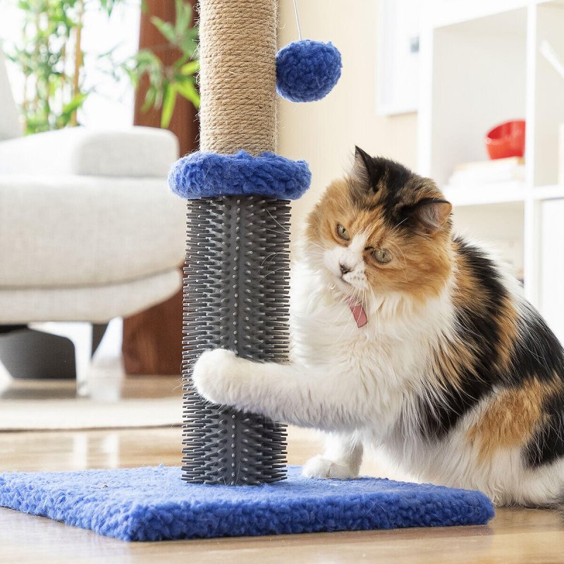 Poste Rascador Masajeador con Pelota para Gatos Miausage - Pequiti