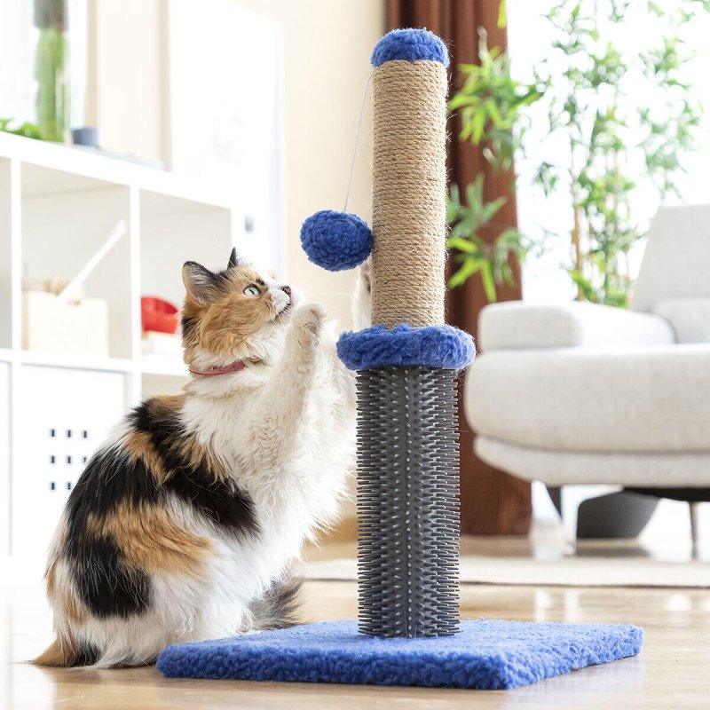 Poste Rascador Masajeador con Pelota para Gatos Miausage - Pequiti